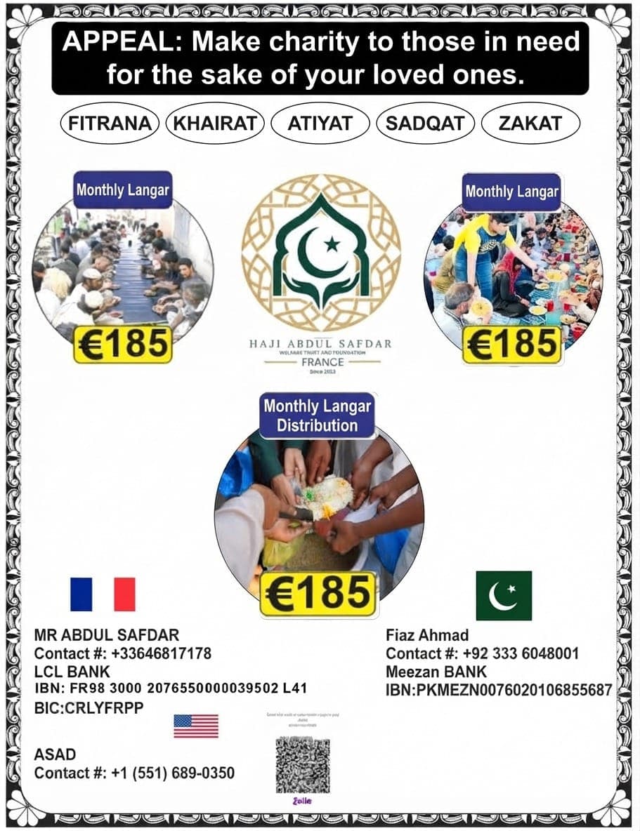 Monthly Langar (Community Meals)