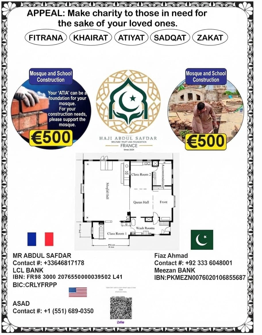 Mosque & School Construction